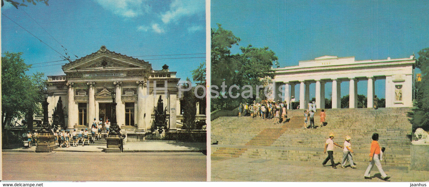 Sevastopol - Museum of the Red Banner Black Sea Fleet - Count's Pier - Crimea - 1980 - Ukraine USSR - unused - JH Postcards
