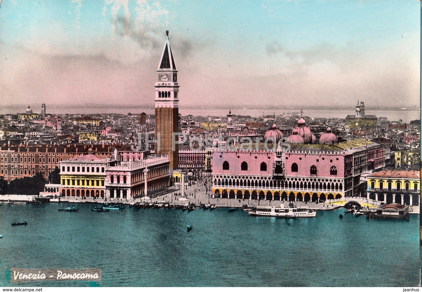 Venezia - Venice - panorama - Italy - 1963 - used - JH Postcards