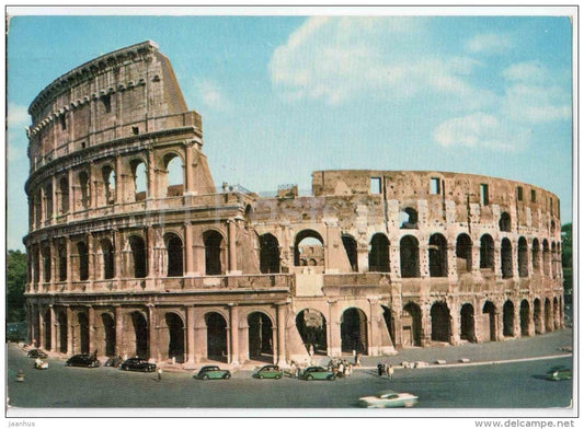 Il Colosseo - Coliseum - Roma - Rome - 211 - Italia - Italy - sent from Italy Rome to Germany 1983 Roma Prati - JH Postcards