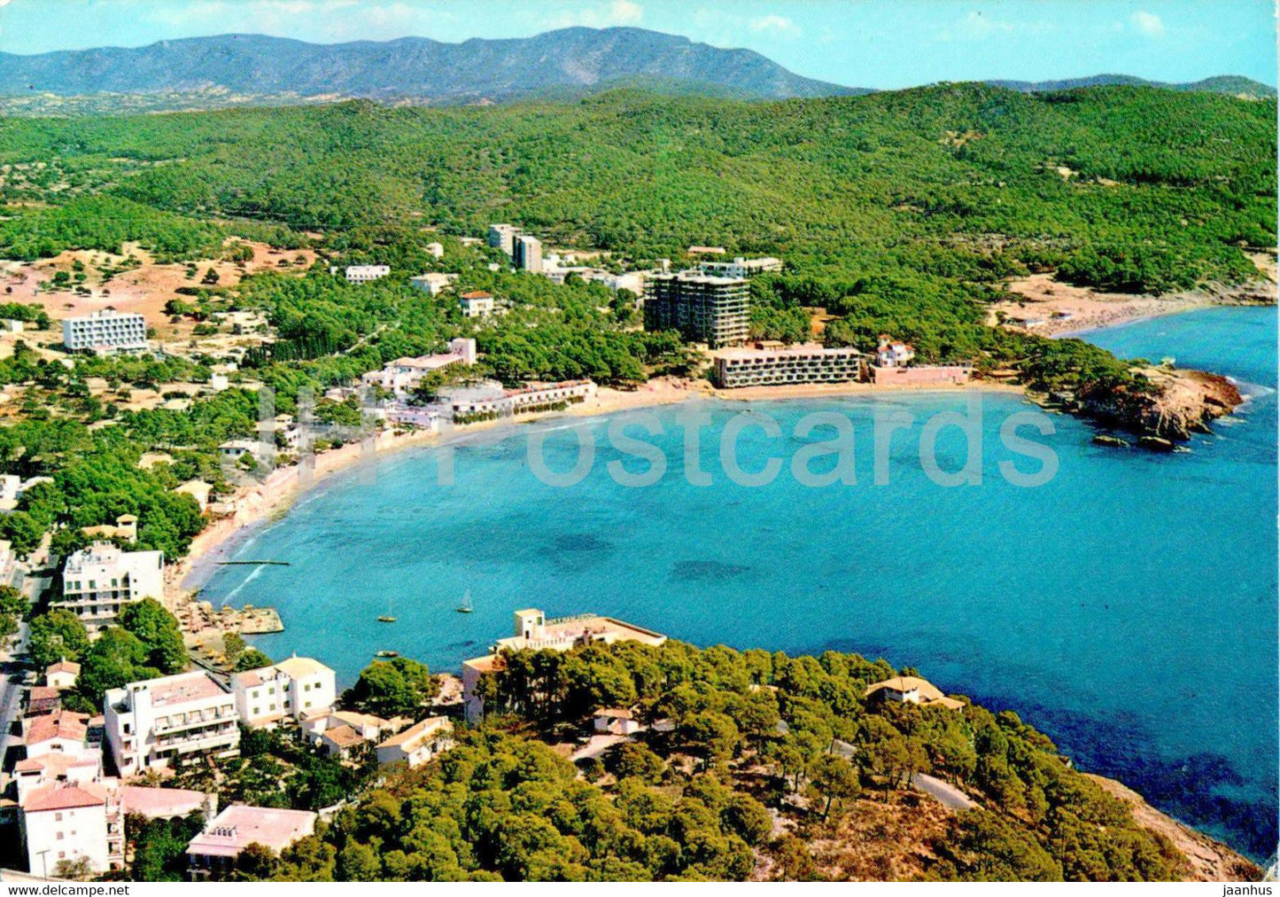 Paguera - Vista aerea de sus playas - Mallorca - 133 - Spain - used - JH Postcards