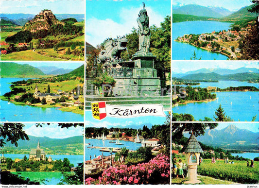 Karnten - Burg Hochosterwitz - Stift Ossiach - Maria Worth - Millstatt - Faakersee - Austria - unused - JH Postcards