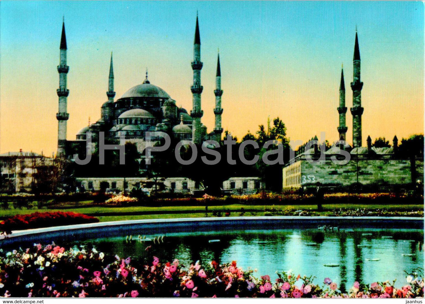 Istanbul - Blue Mosque - 25 - Turkey - used - JH Postcards