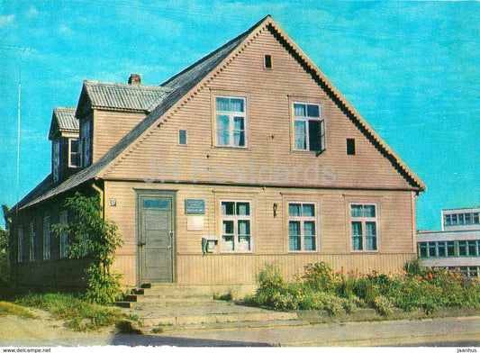 Panevezys - House in Ramygala Streert - 1975 - Lithuania USSR - unused - JH Postcards