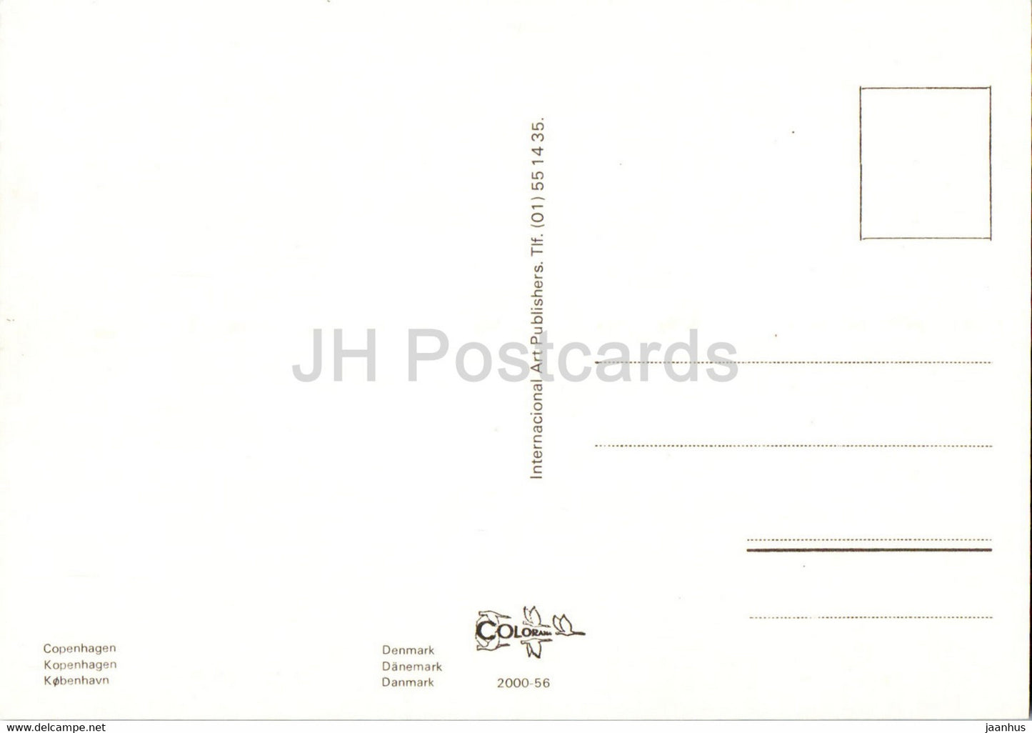 Copenhague - Petite Sirène - Hôtel de ville - ancre - multiview - Danemark - inutilisé