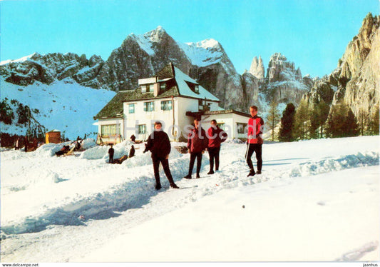 Dolomiti del Catinaccio - Torri di Vajolet - Rifugio Ciampedie - Italy - unused - JH Postcards