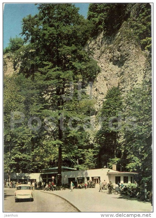 Moravian Karst - Moravsky Kras - Entrance to Punkva Grotto - Czechoslovakia - Czech - unused - JH Postcards