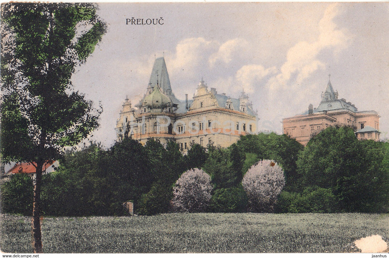Prelouc - old postcard - 1910 - Czech Republic - used - JH Postcards