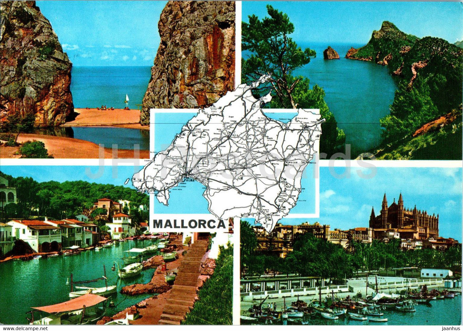Mallorca - multiview - 8 - 1994 - Spain - used - JH Postcards