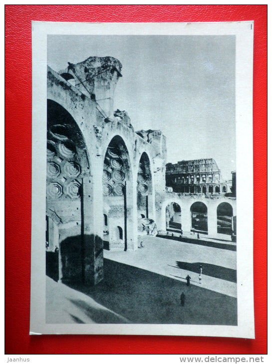 Basilica of Maxentius in Rome , IV century AD - Architecture of Ancient Rome - 1965 - Russia USSR - unused - JH Postcards