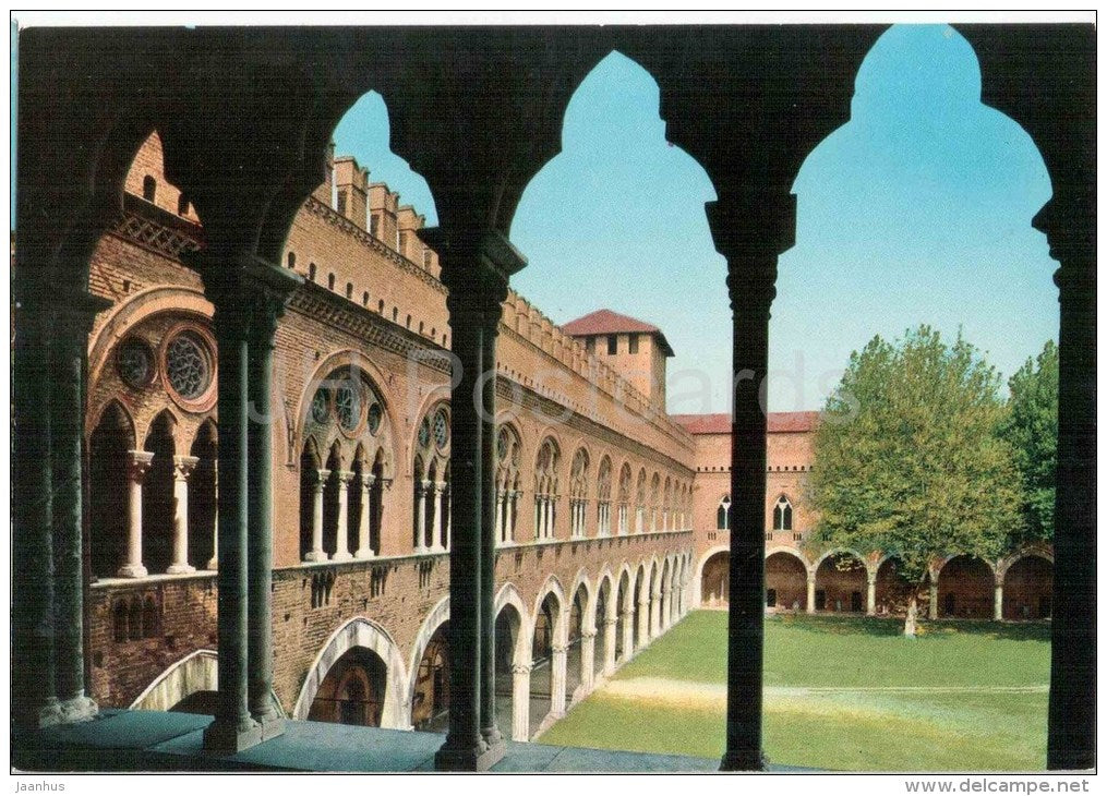 Castello Visconteo , interno - Visconteo Castle , Interior - Pavia - Lombardia - 71 - Italia - Italy - unused - JH Postcards