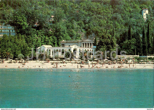 Gagra - Colonnada - beach - postal stationery - 1984 - Georgia USSR - unused - JH Postcards