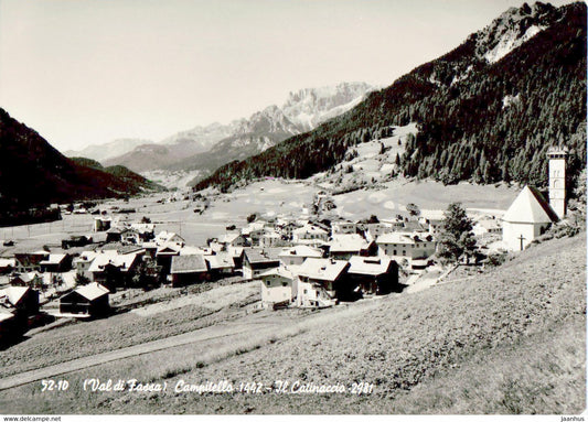 Val di Fassa - Campitello - Il Catinaccio - old postcard - Italy - unused - JH Postcards