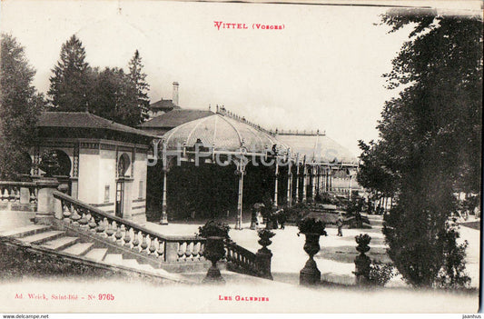 Vittel - Les Galeries - 9765 - old postcard - 1922 - France - used - JH Postcards