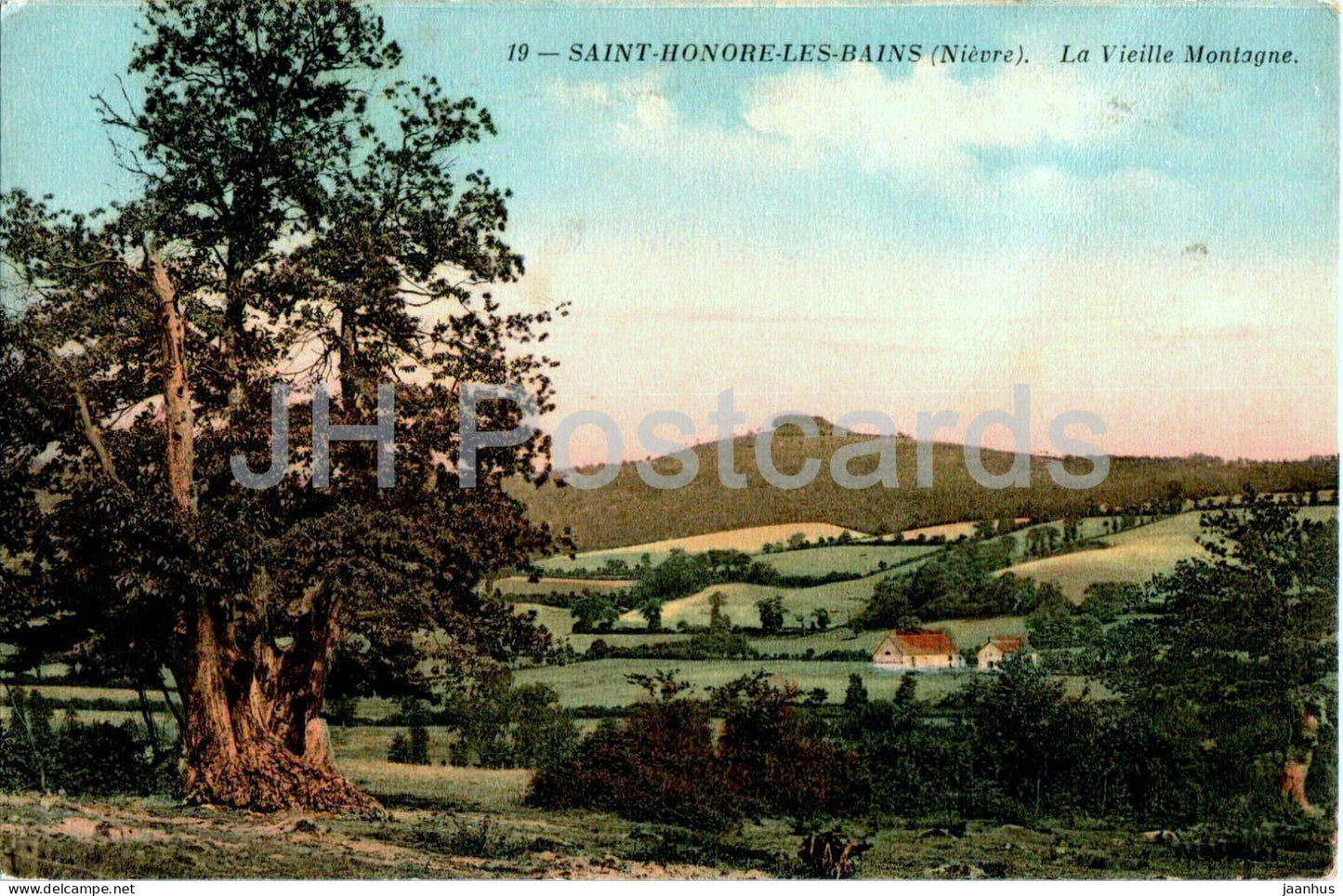 Saint Honore Les Bains - La Vieille Montagne - The Old Mountain - 19 - old postcard - 1915 - France - used - JH Postcards