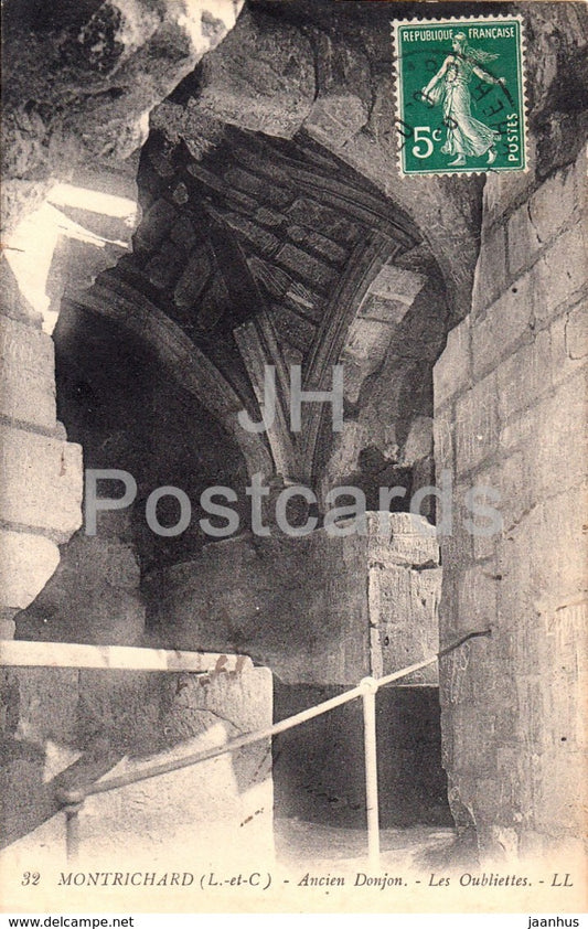 Montrichard - Les Oubliettes - Ancien Donjon - castle - 32 - old postcard - France - used