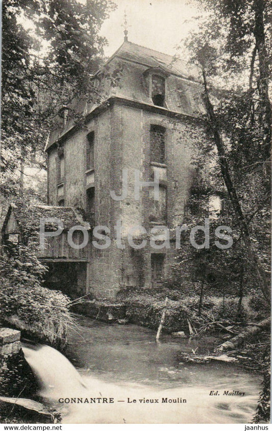Connantre - Le Vieux Moulin - old postcard - France - used - JH Postcards