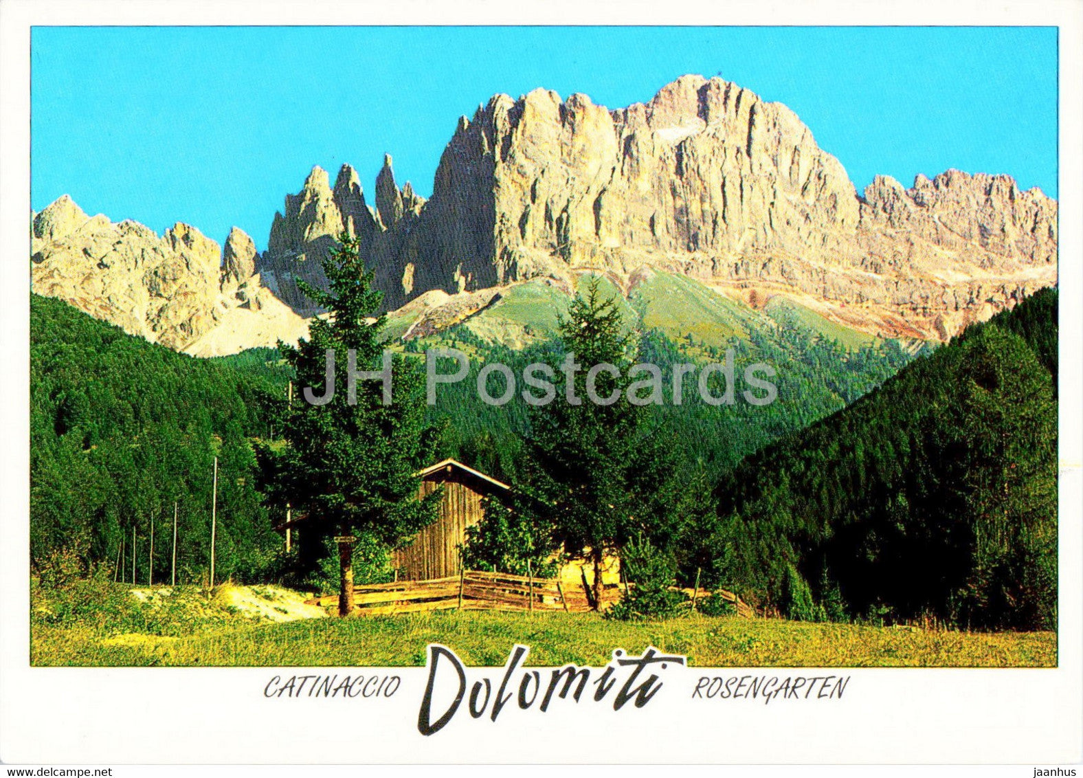 Il Gruppo del Catinaccio - Rosengartengruppe - 1998 - Italy - used - JH Postcards