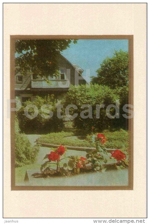 Zukauskas-Vienuolis Museum in Anyksciai - 1975 - Lithuania USSR - unused - JH Postcards
