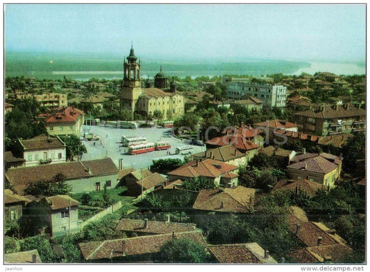 city view - bus - Svishtov - 2490 - Bulgaria - unused - JH Postcards