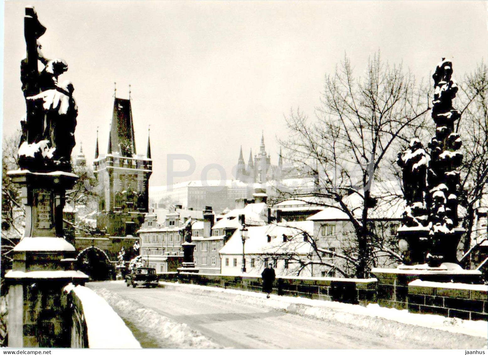 Praha - Prague - Vanocni Pozdrav z Prahy Christmas Greetings from Prague 1968 - Czech Republic - Czechoslovakia - used - JH Postcards