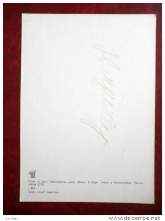 Rannamõisa cliff - Harju district - 1981 - Estonia USSR - unused - JH Postcards