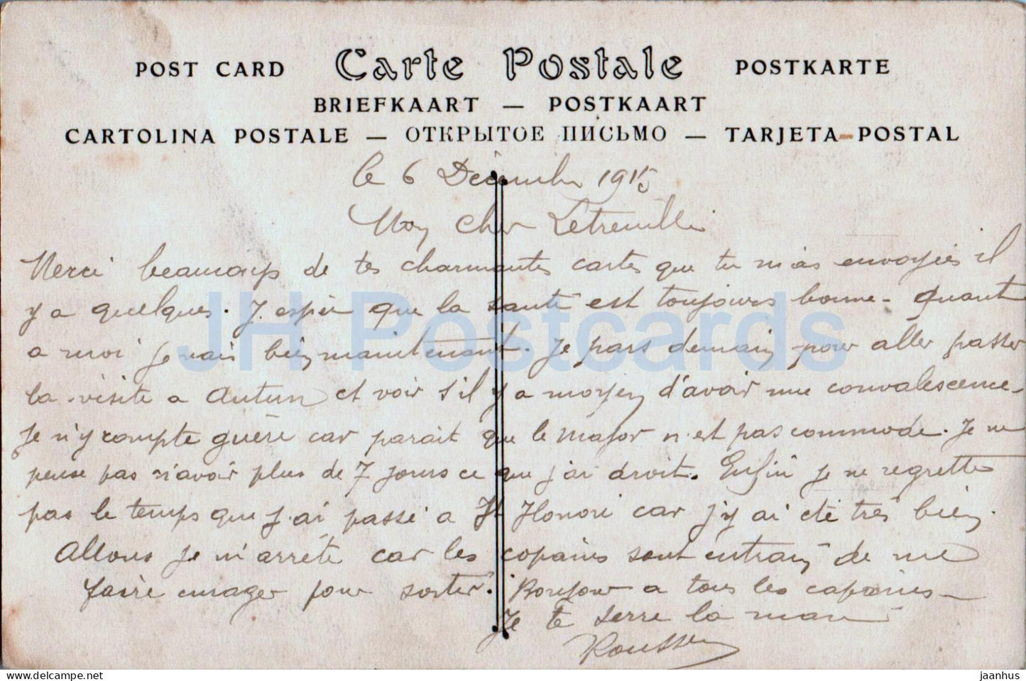 Saint Honoré Les Bains - La Vieille Montagne - La Vieille Montagne - 19 - carte postale ancienne - 1915 - France - occasion 