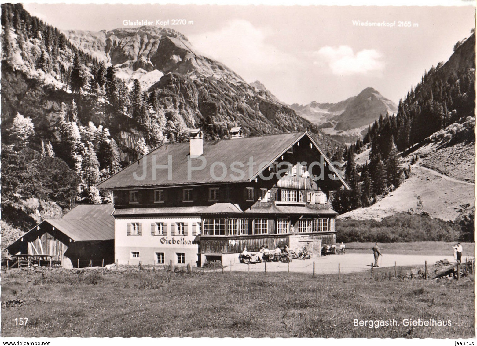 Berggasthaus Giebelhaus - 157 - Germany - unused - JH Postcards