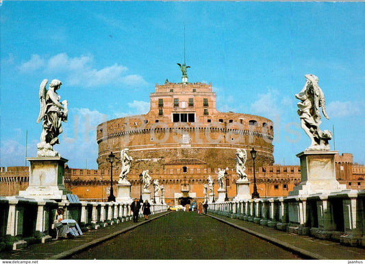Roma - Rome - Castel S Angelo - St Angelo Castle - ancient world - 596 - Italy - unused - JH Postcards