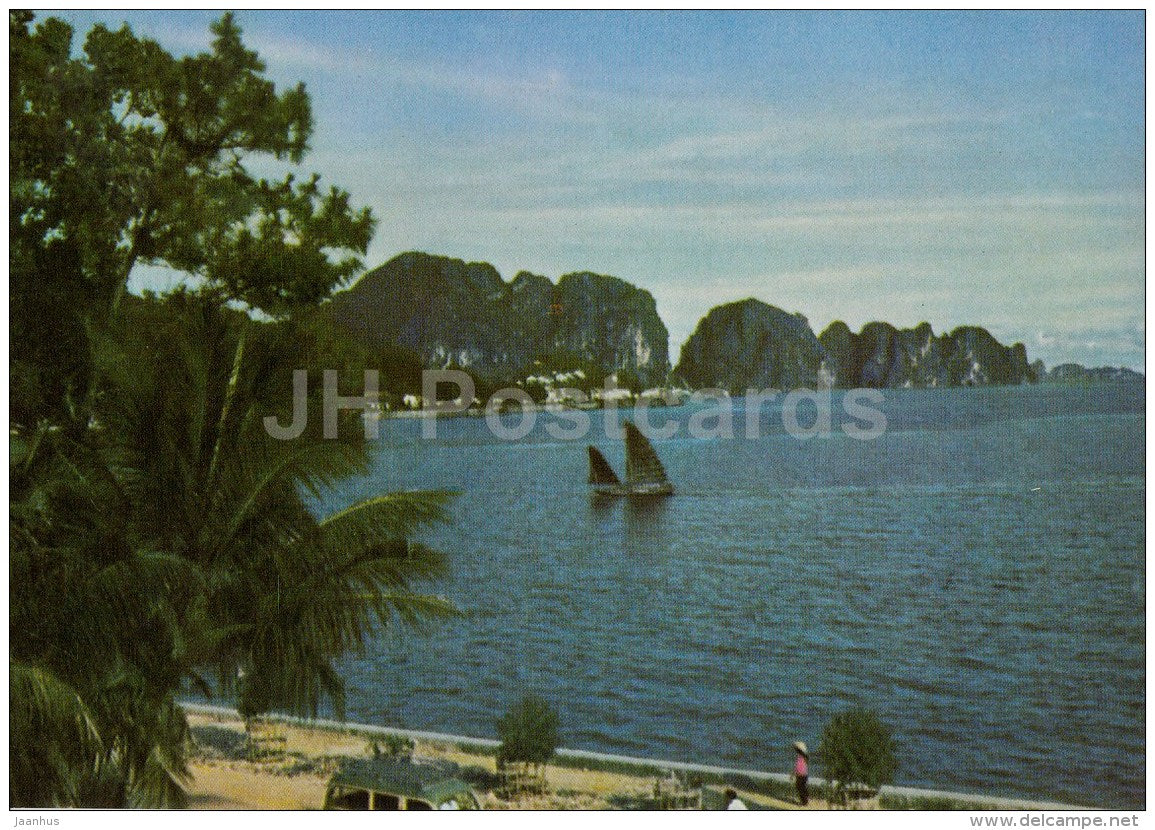 The Poem mountain - Halong and Environs - old postcard - Vietnam - unused - JH Postcards
