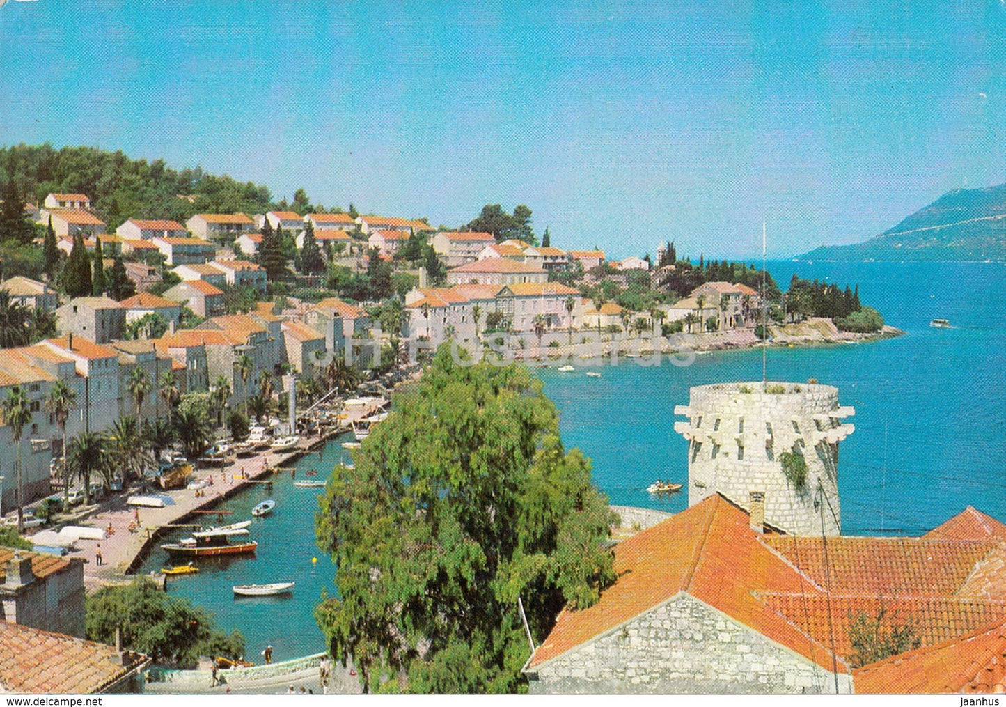Korcula - boat - 1986 - Croatia - Yugoslavia - used - JH Postcards
