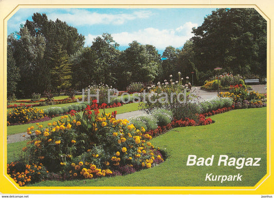 Bad Ragaz - Kurpark - 95 - 1988 - Switzerland - used - JH Postcards