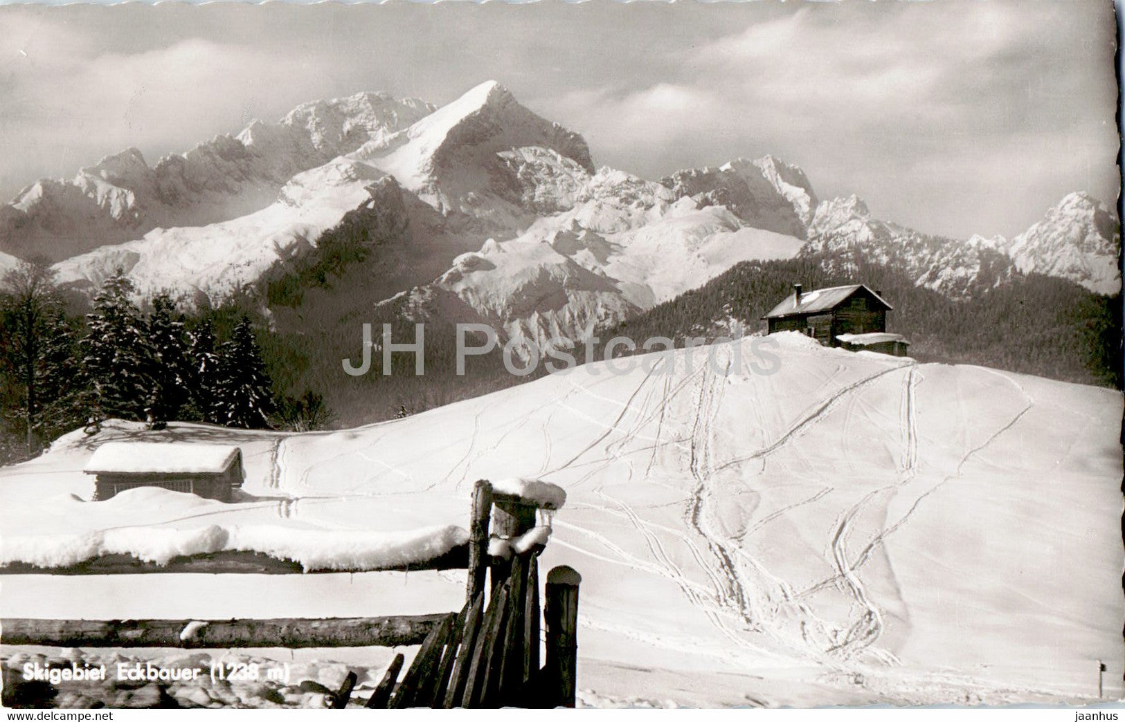 Skigebiet Eckbauer - Germany - used - JH Postcards