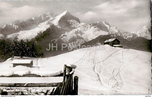 Skigebiet Eckbauer - Germany - used - JH Postcards