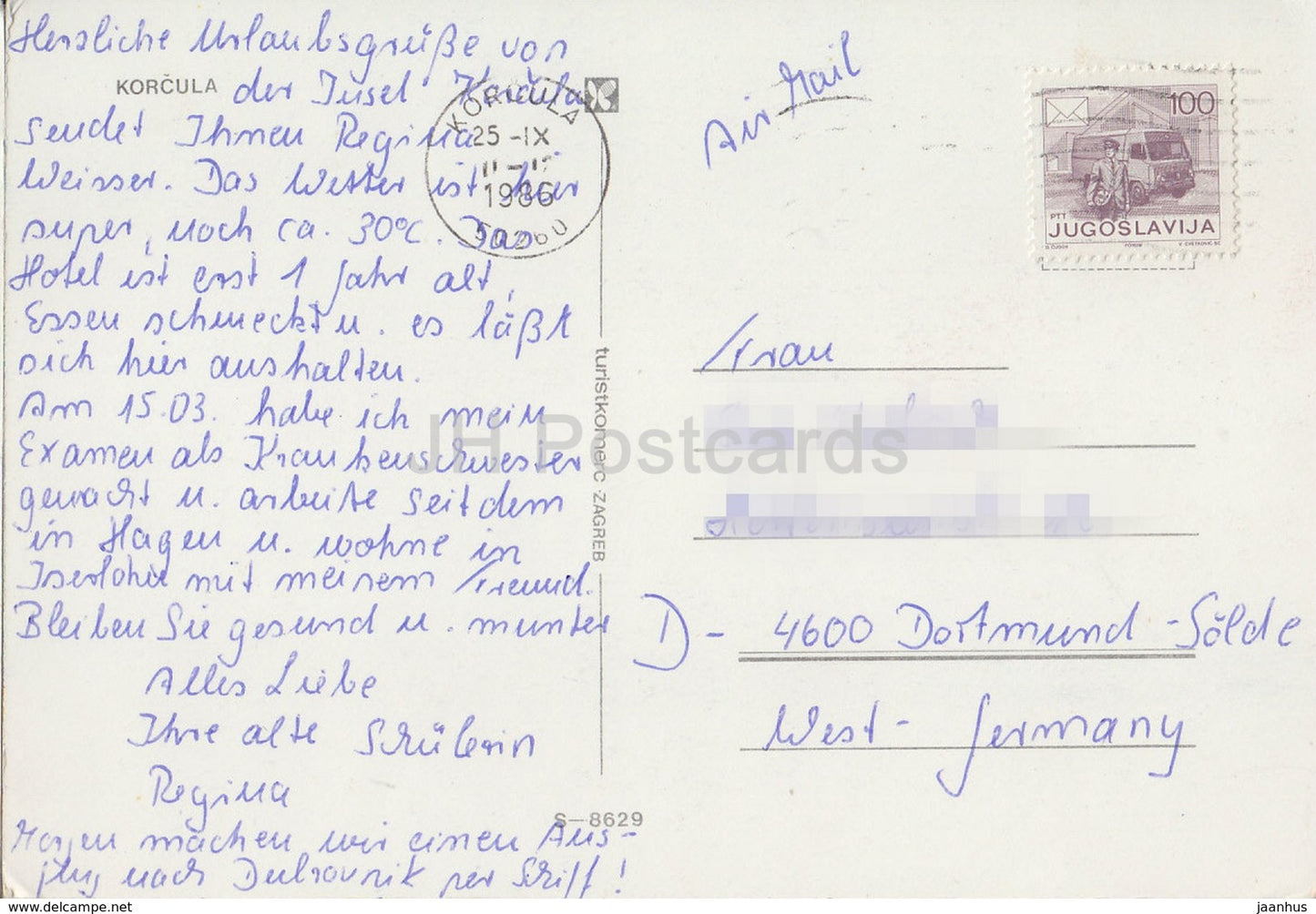 Korcula - boat - 1986 - Croatia - Yugoslavia - used