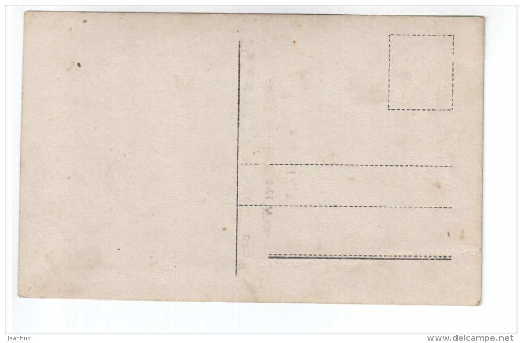 Children - hula hoop - old photo card - Estonia - unused - JH Postcards