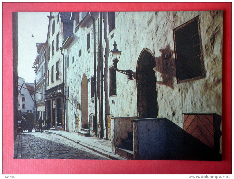The Municipal Museum at Raekoja street , form. the house of prison supervisor - Tallinn - 1988 - Estonia USSR - unused - JH Postcards