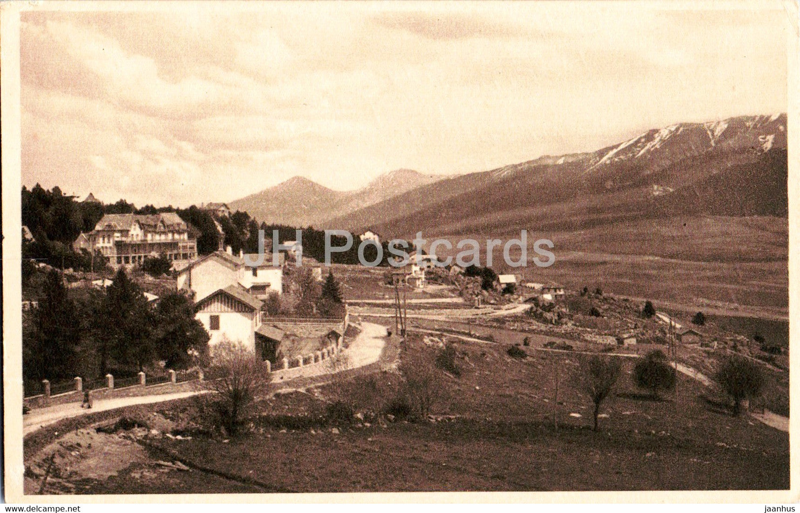 Font Romeu - Hotel St Paul quelques Chalets - old postcard - France - used - JH Postcards