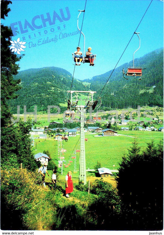 Flachau Reitdorf - cable car - Austria - unused - JH Postcards