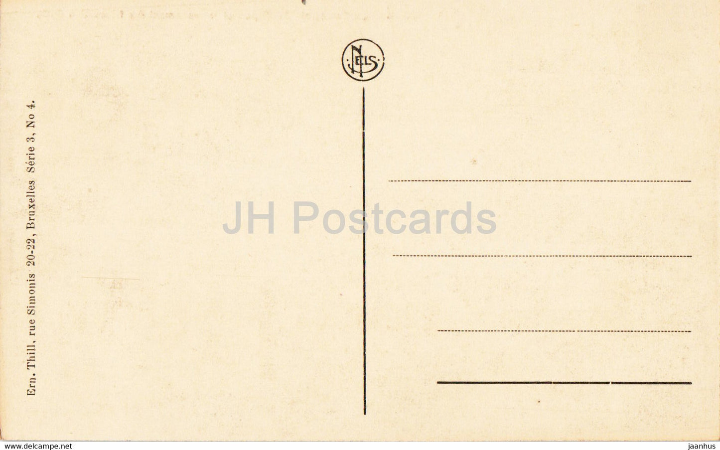 Gand - Gent - La Cathédrale St Bavon et le monument des frères Van Eyck - 4 - cathédrale - carte postale ancienne - Belgique - occasion