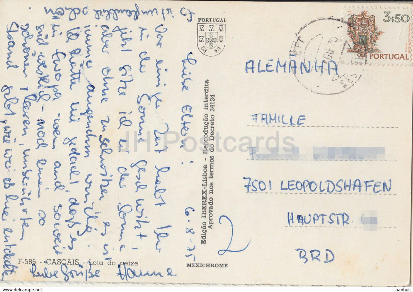 Cascais – Lota do Peixe – Fischauktion – 1975 – Portugal – gebraucht