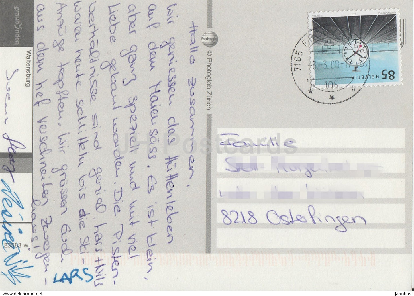 Waltensburg - ski resort - snowboard - skiing - sledge - 2008 - Switzerland - used