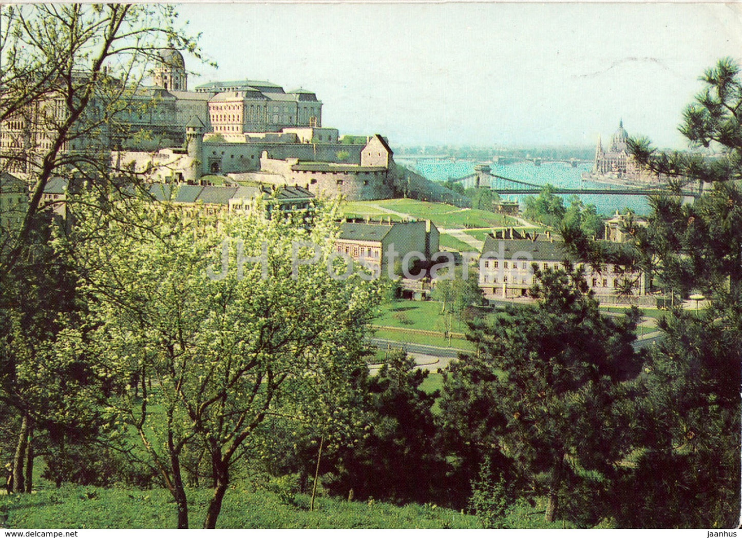 View of Budapest - Castle Hill - 1968 - Hungary - used - JH Postcards