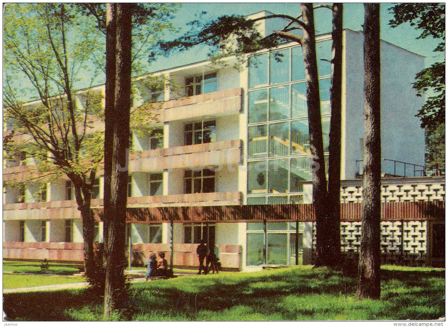sanatorium - Narva-Jõesuu - 1972 - Estonia USSR - unused - JH Postcards