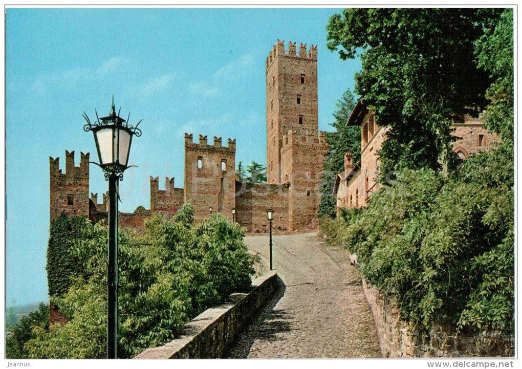 La Rocca Viscontea - The Viscont Fortress - Piacenza - Emilia-Romagna - CAS 8 - Italia - Italy - unused - JH Postcards