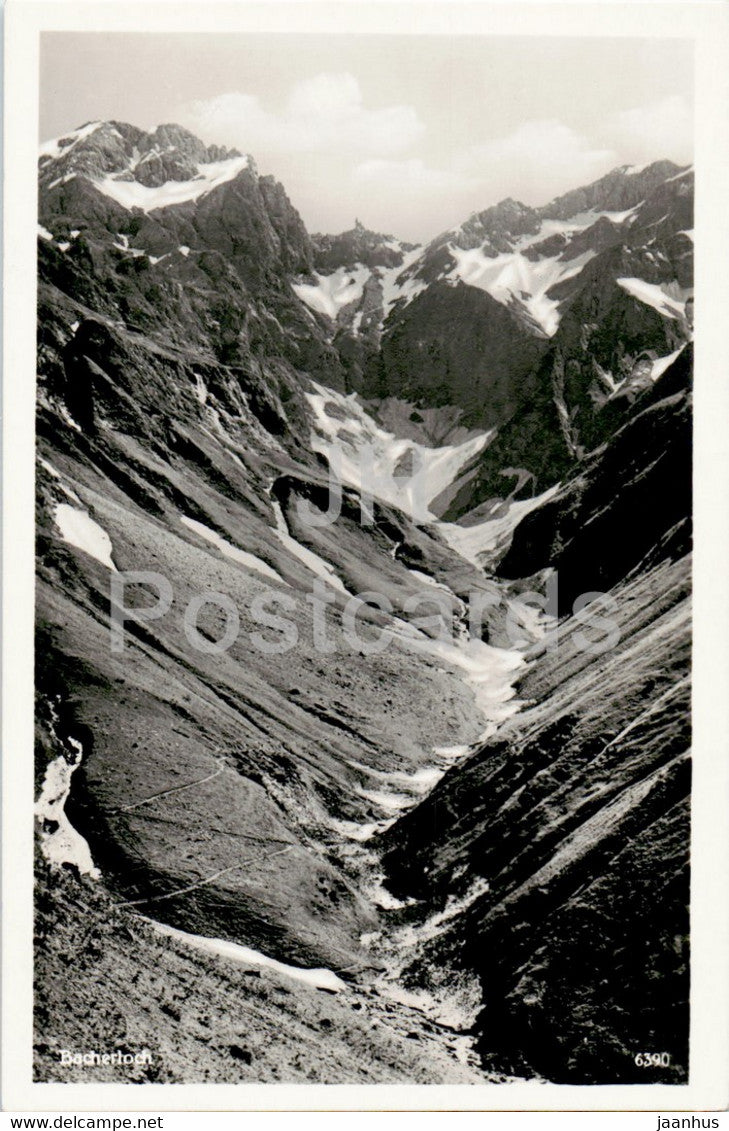 Bacherloch bei Elnodsbach - old postcard - Germany - unused - JH Postcards