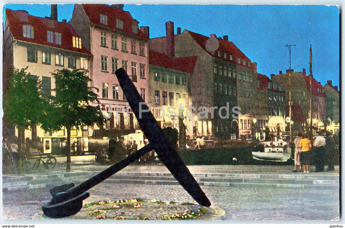 Copenhagen - Nyhavn - anchor - 8 - Denmark - unused - JH Postcards