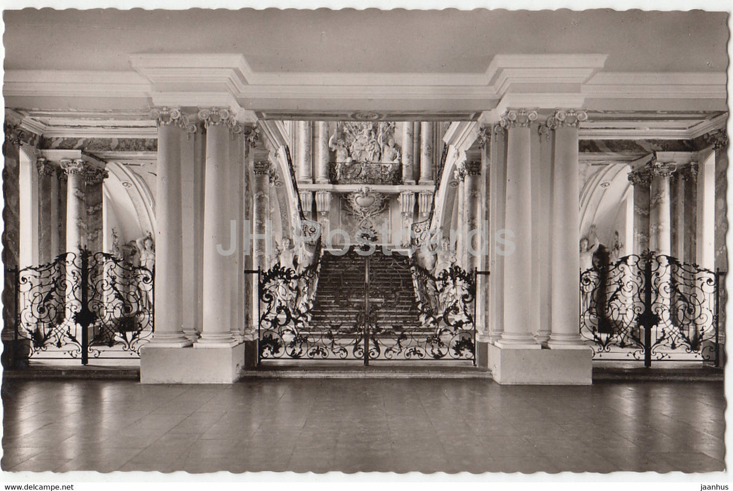 Schloss Augustusburg - Bruhl - Vestibul - castle - Germany - unused - JH Postcards