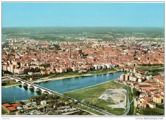 Panorama dall´aereo - General view from the airplane - Pavia - Lombardia - 33805 - Italia - Italy - unused - JH Postcards