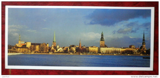 Panoram of Riga - Riga - Latvia USSR - unused - JH Postcards