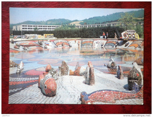 a children's pool - Adler - Sochi - 1986 - Russia - USSR - unused - JH Postcards